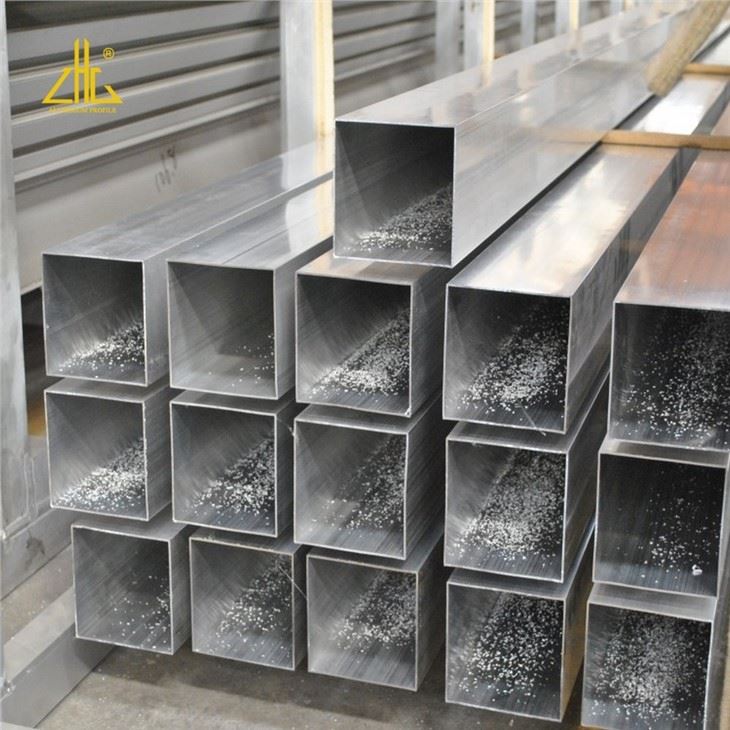 Made Extrusion Square Tube Aluminium Profiles in Stock